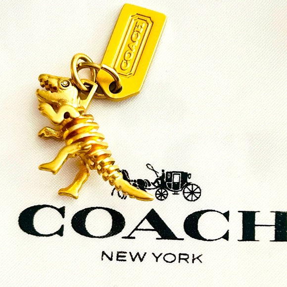 💰SOLD💰NWOT Coach Rexy Charm/ Keychain/ Necklace/ Bracelet/ Bag Charm - Picture 8 of 8